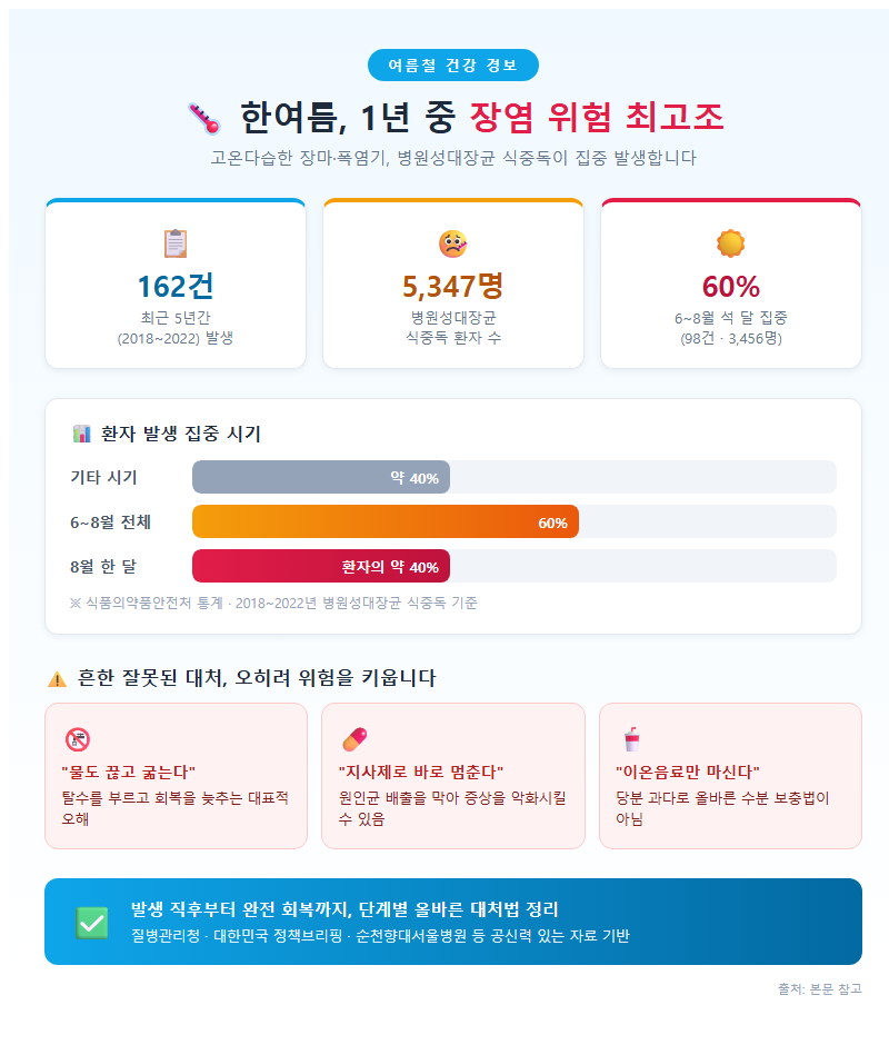 장염대처법 개요