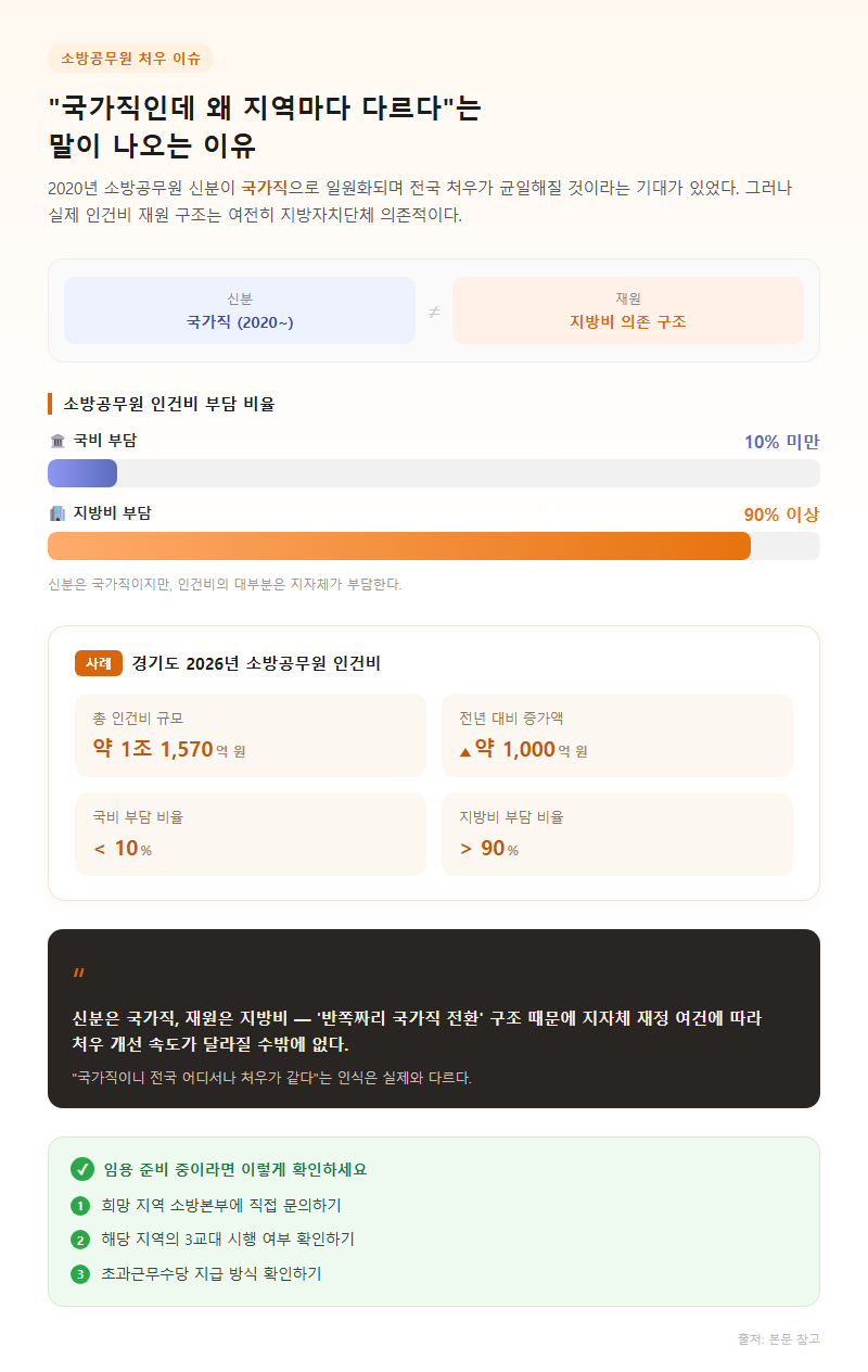 4. "국가직인데 왜 지역마다 다르다"는 말이 나오는 이유
