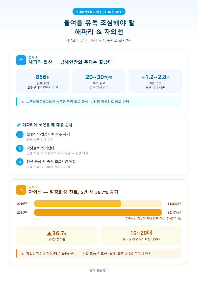 4. 올여름 유독 조심해야 할 해파리·자외선