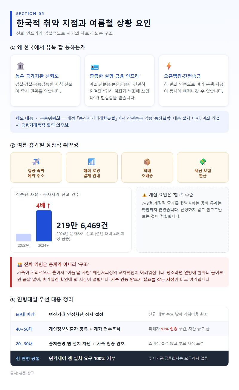 5. 한국적 취약 지점과 여름철 상황 요인