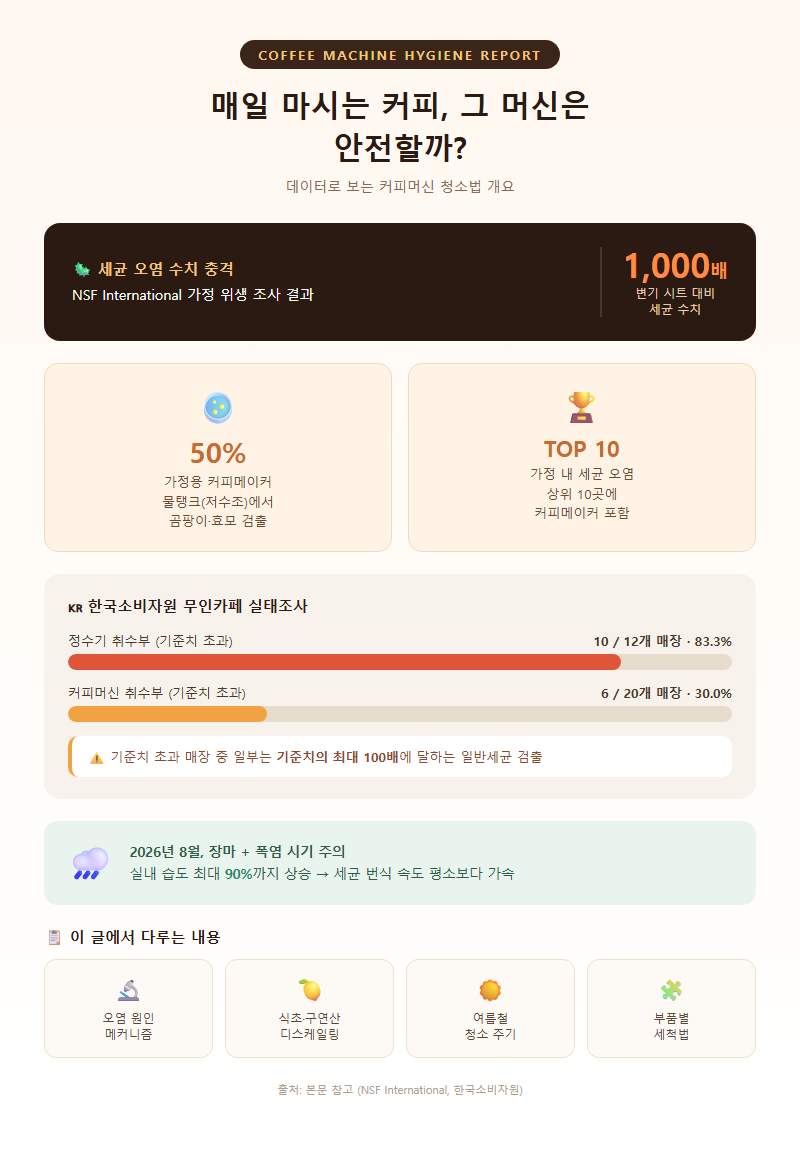 커피머신청소법 개요