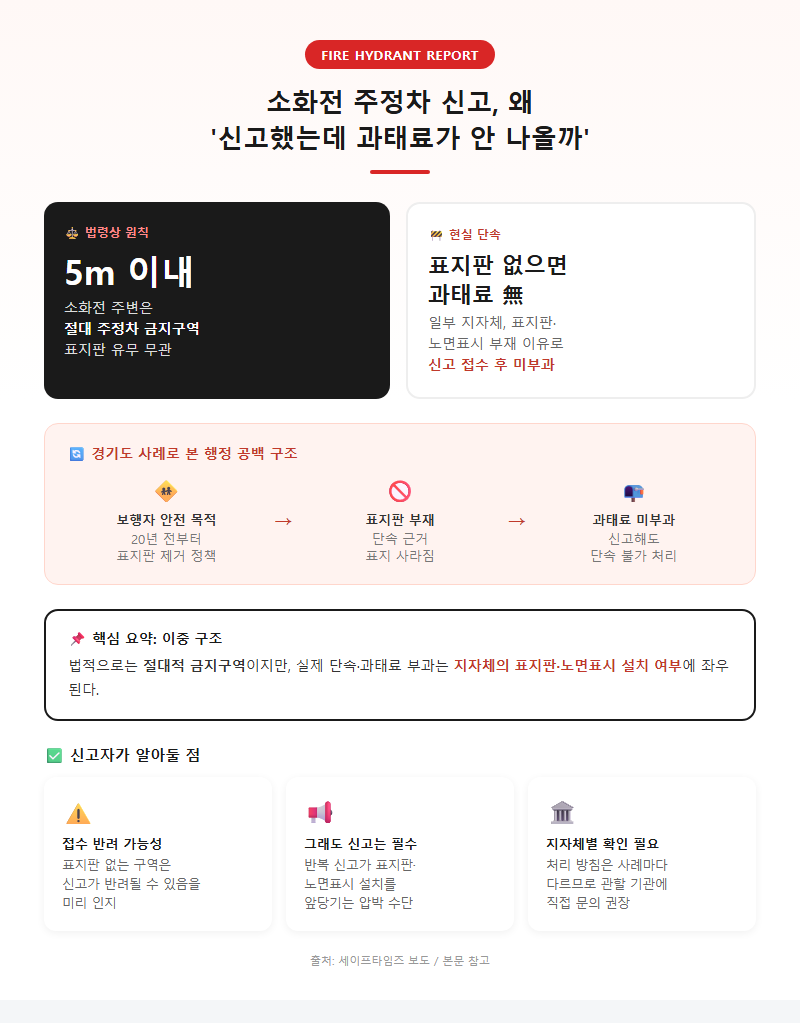 3. 소화전 주정차 신고, 왜 '신고했는데 과태료가 안 나올까'