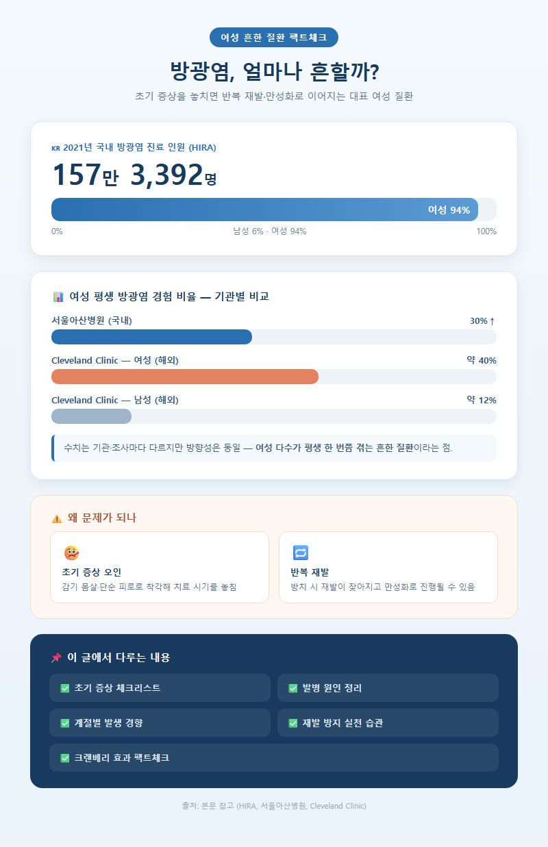 방광염증상 개요