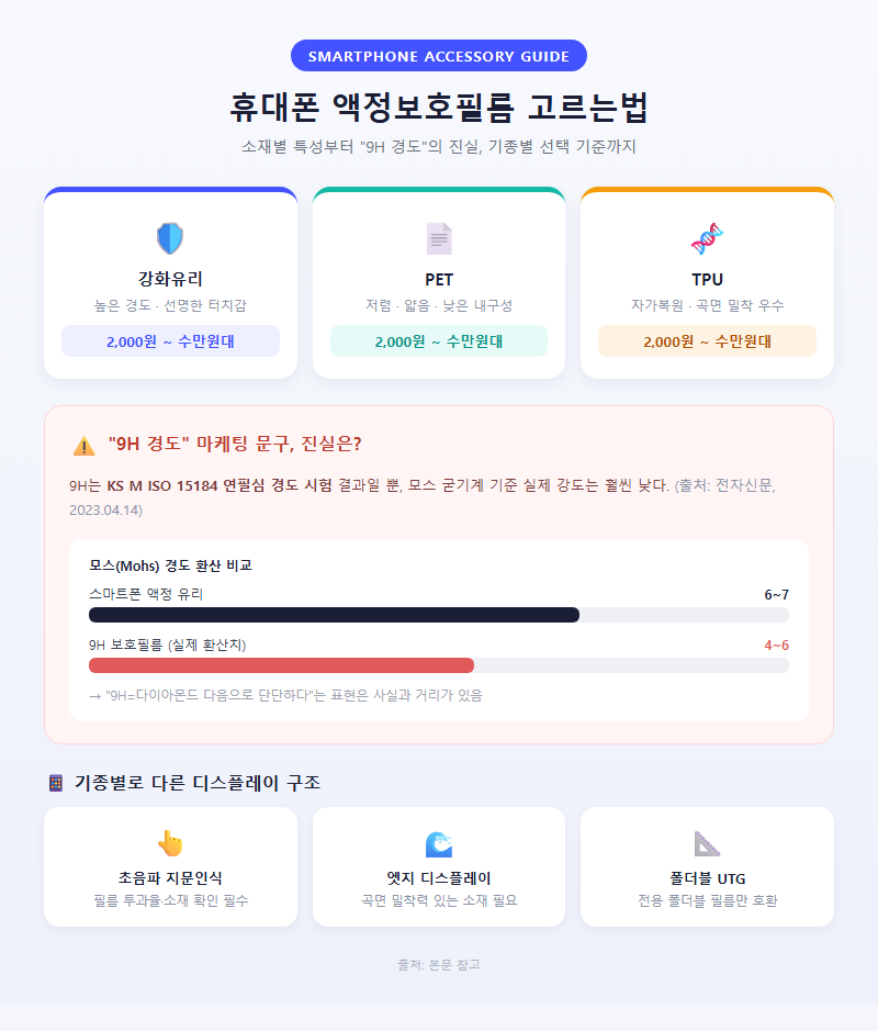 휴대폰액정보호필름고르는법 개요