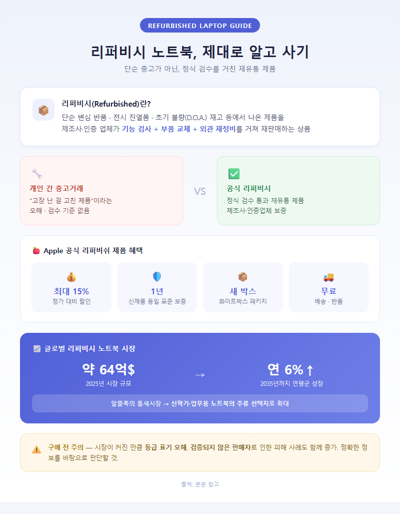 리퍼노트북추천 개요