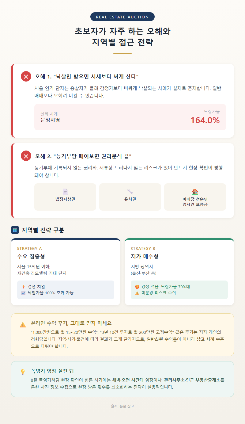 5. 초보자가 자주 하는 오해와 지역별 접근 전략