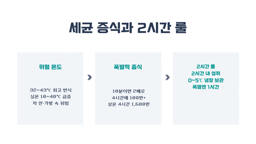 2. 세균은 어떻게 증식하는가 — '2시간 룰'의 과학