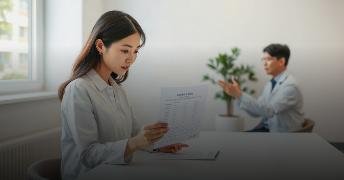 건강검진 결과지 혈액검사 수치 읽는 법: 항목별 정상범위 비교