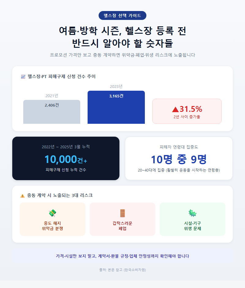 헬스장선택법 개요