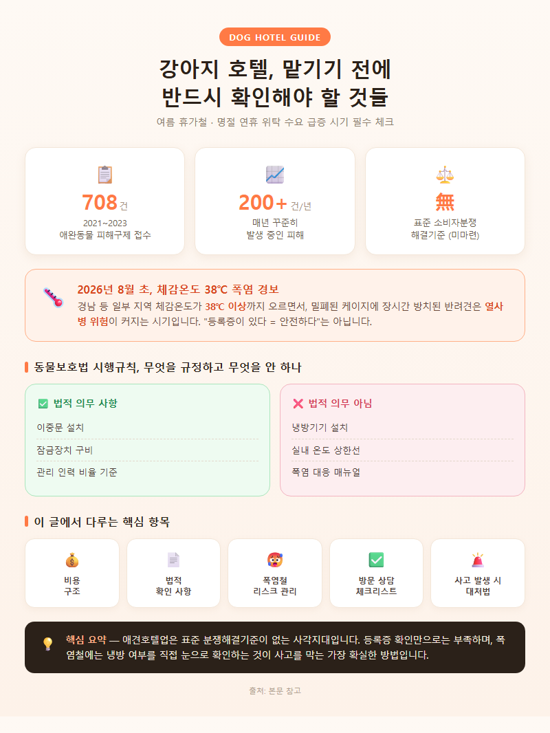 강아지호텔선택 개요