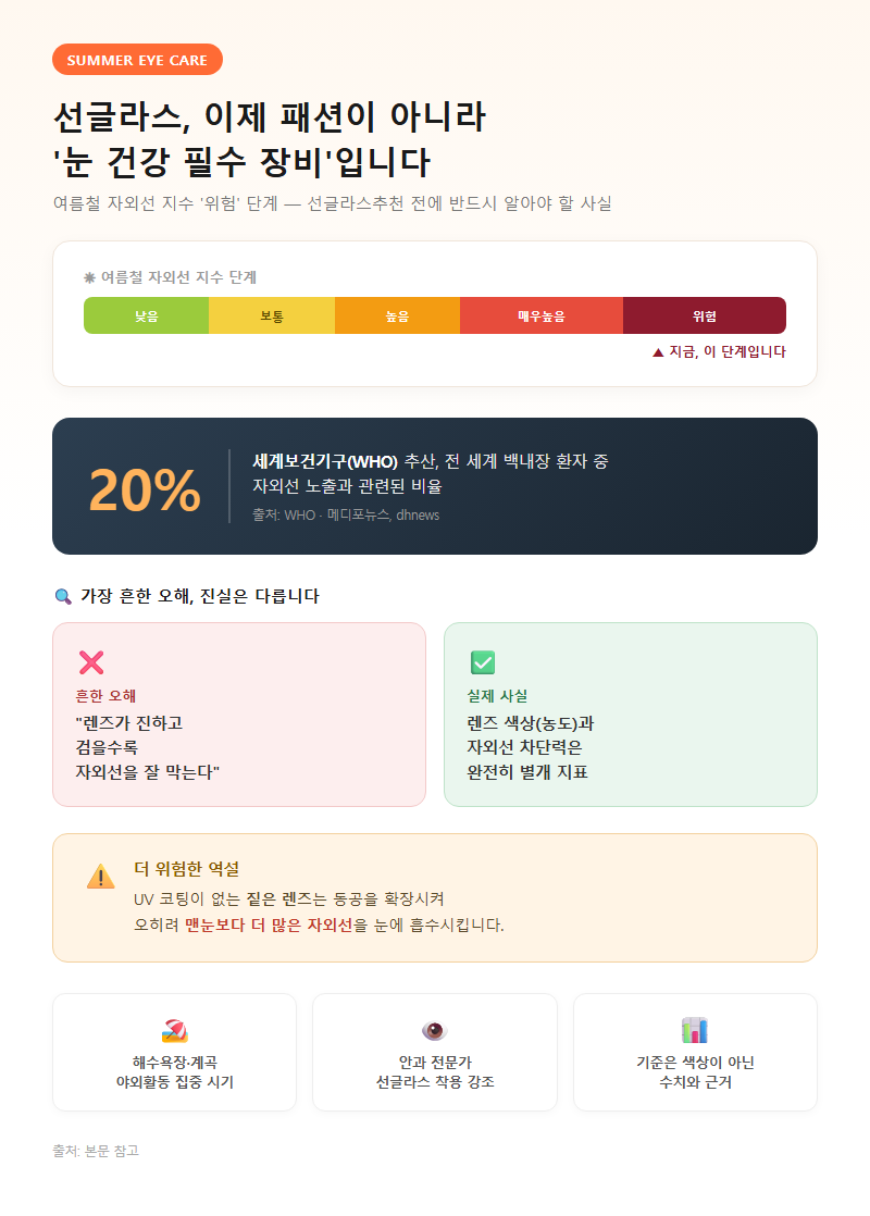 선글라스추천 개요