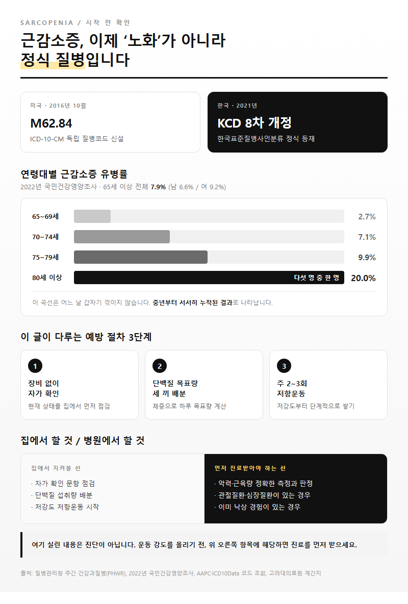 근감소증예방 시작 전 확인할 것