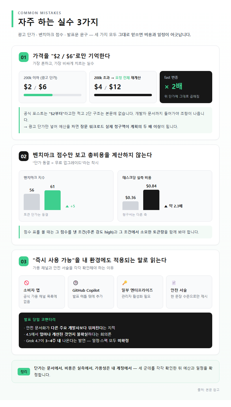 자주 하는 실수