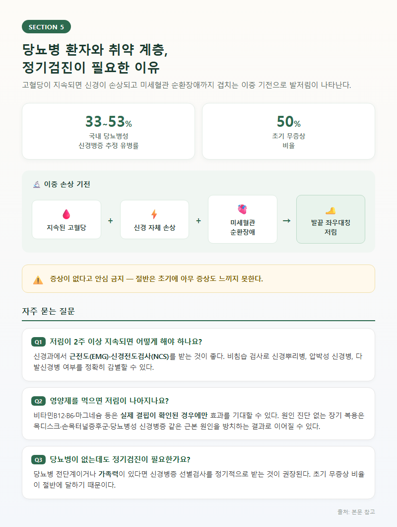 5. 당뇨병 환자와 취약 계층, 정기검진이 필요한 이유