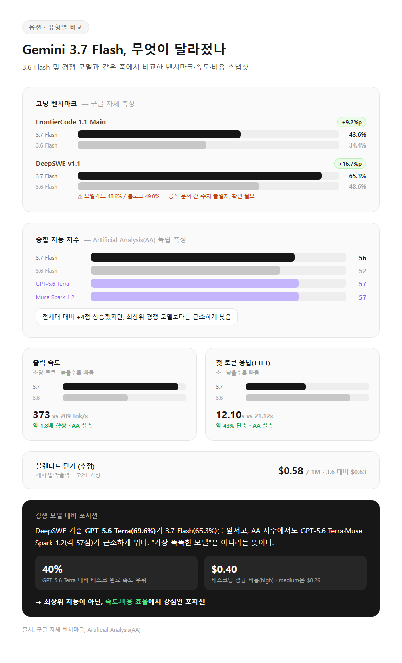 옵션·유형별 비교