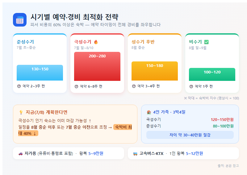 3. 시기별 예약·경비 최적화 전략