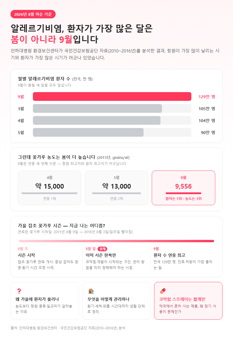 알레르기비염관리 개요