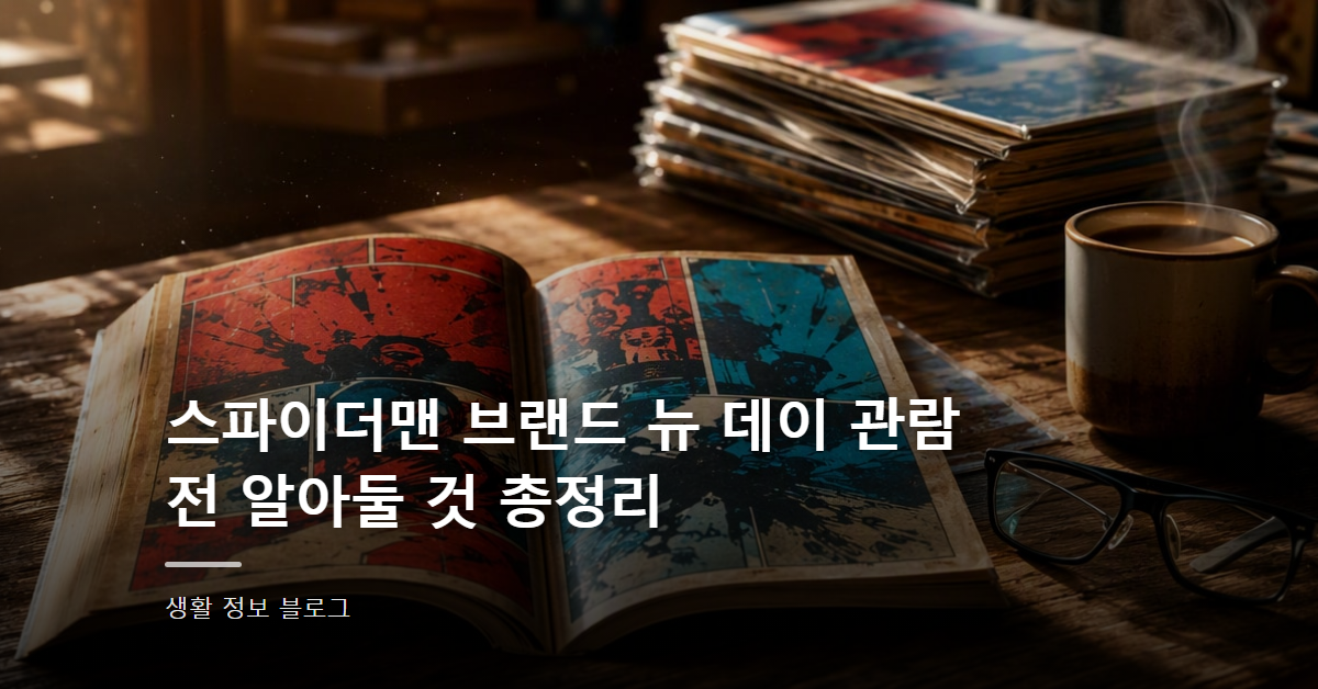 스파이더맨 브랜드 뉴 데이 관람 전 알아둘 것 총정리