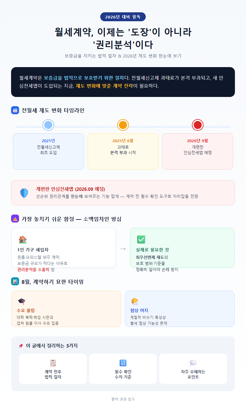 월세계약꿀팁 개요