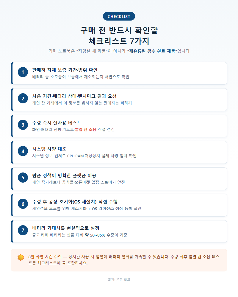 3. 구매 전 반드시 확인할 체크리스트 7가지