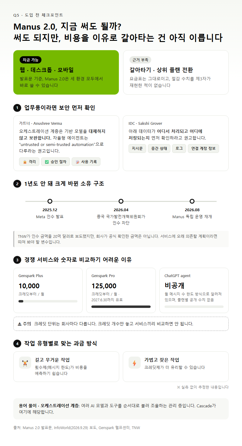 Q5. 지금 바로 써도 괜찮을까요, 주의할 점은 무엇인가요?