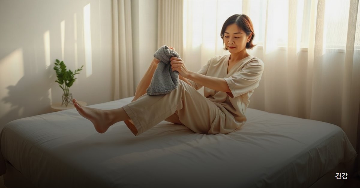 족저근막염 스트레칭 방법: 아침 첫걸음 통증 줄이는 단계별 루틴