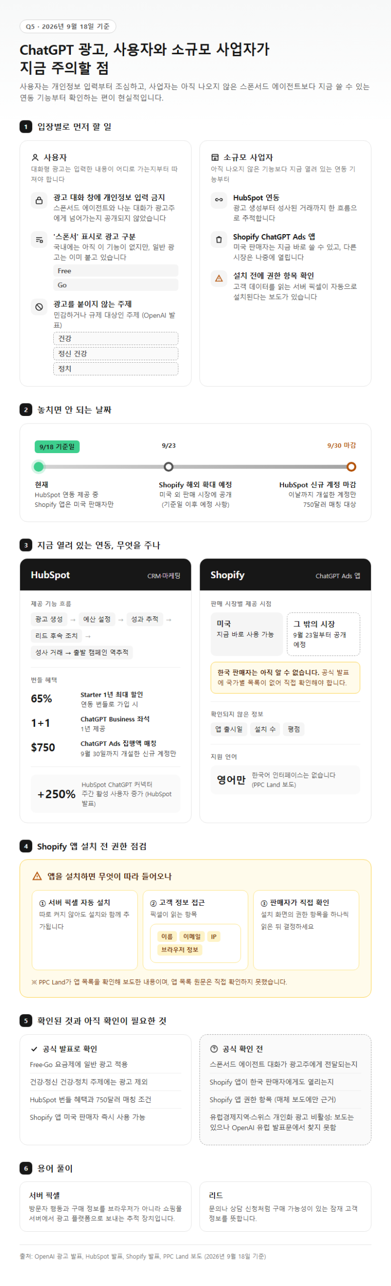 Q5. 사용자와 소규모 사업자가 지금 주의할 점은 무엇인가요?