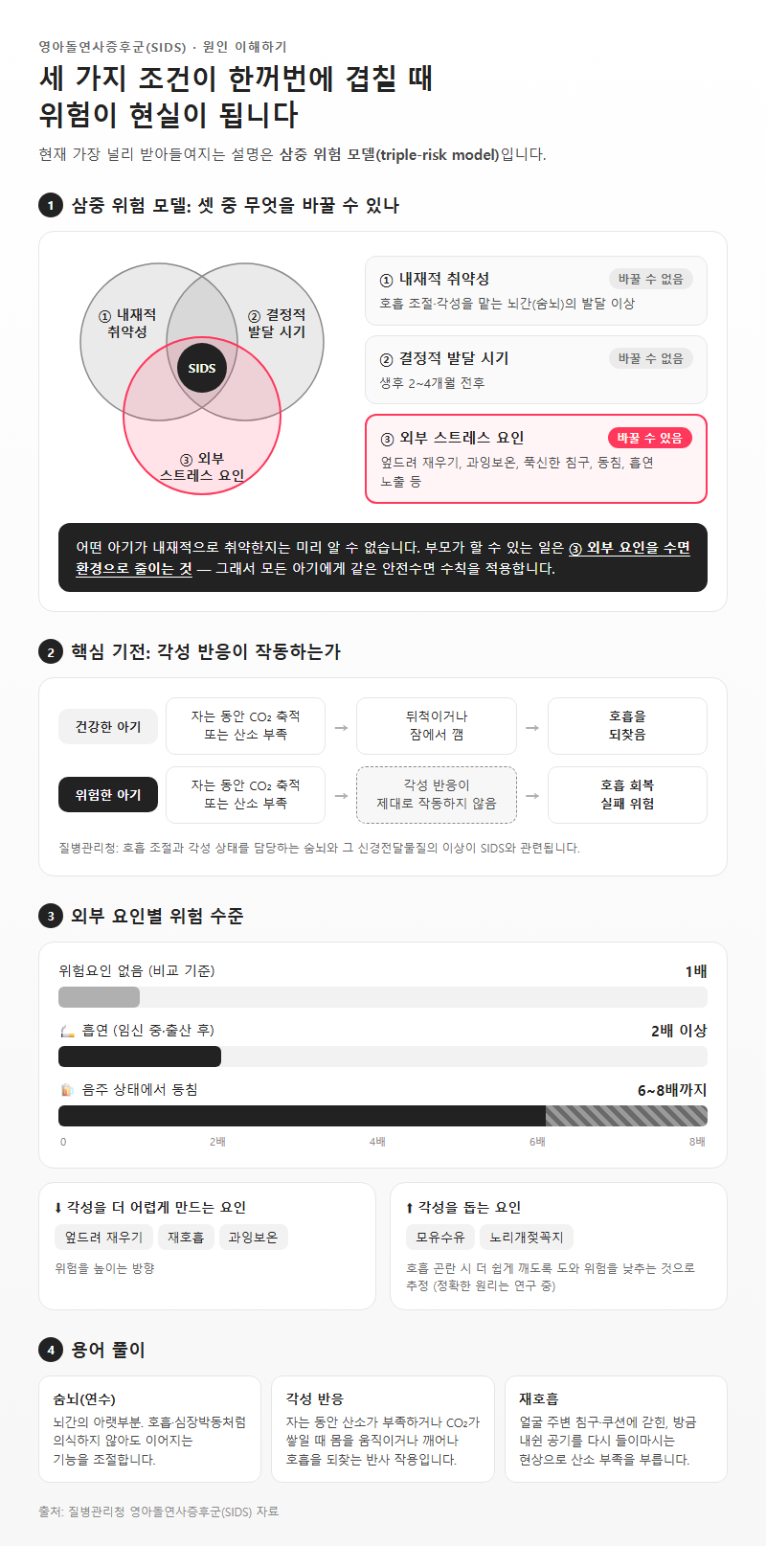 2. 왜 일어나는가 — 삼중 위험 모델로 이해하기