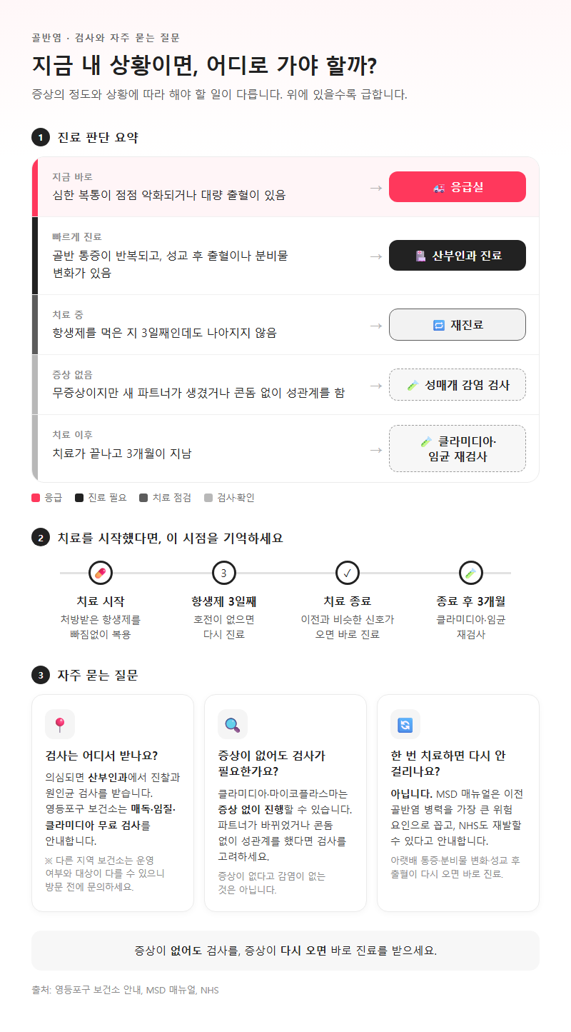 5. 골반염 검사와 자주 묻는 질문