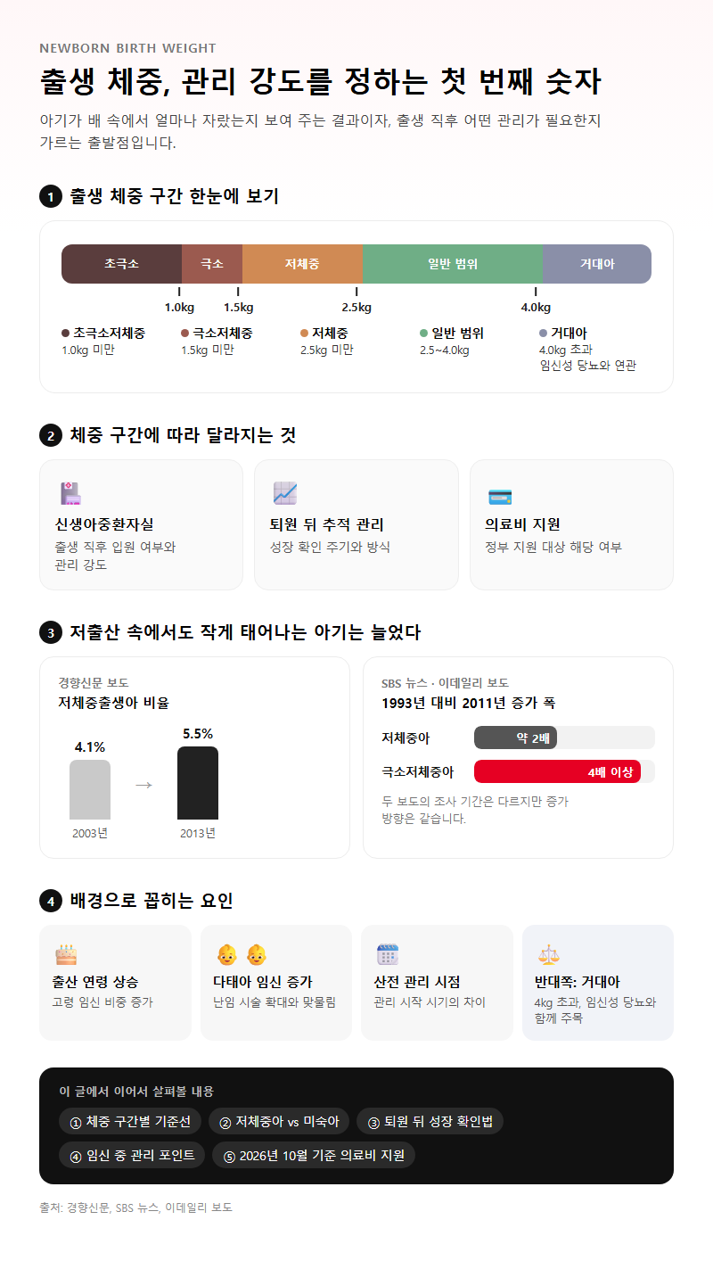 신생아체중 개요
